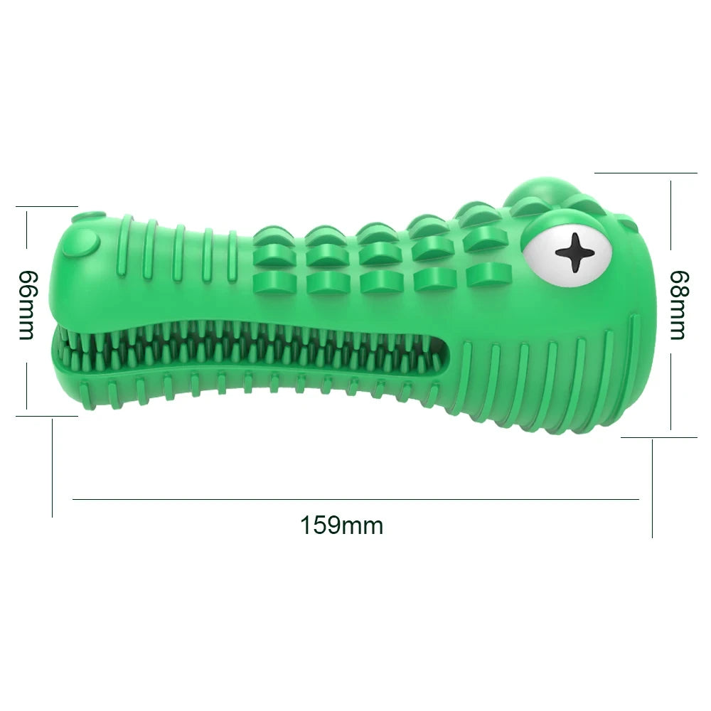 Dog Toothbrush Stick for Aggressive Chewers Pet Teeth Cleaning Dental Care Squeaky Dog Chew Toy Durable Sounding Dog Molar Stick