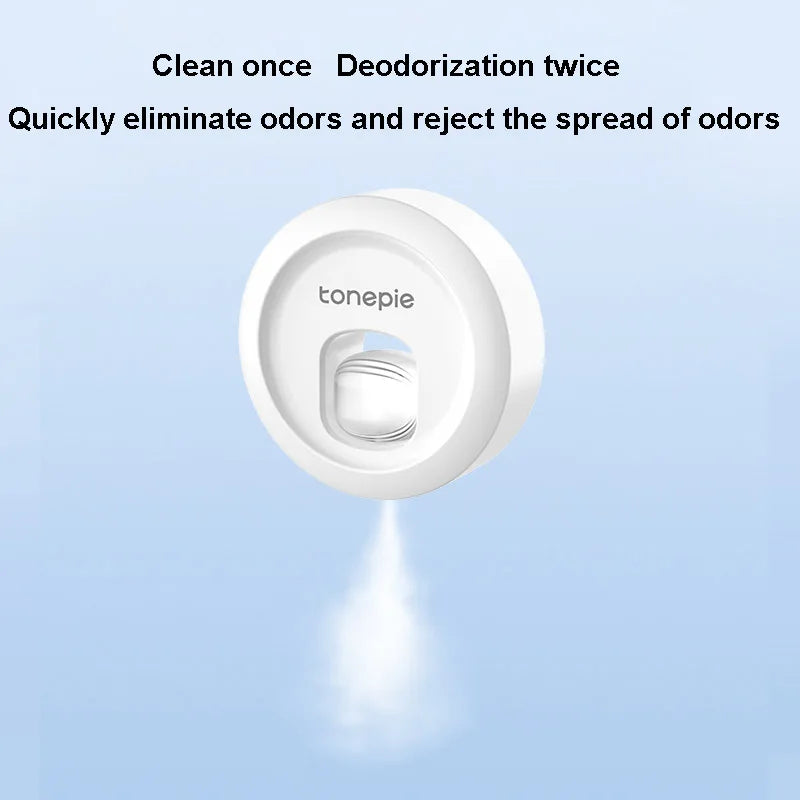 Smart Self-Cleaning Tonepie Automatic Cat Litter Box Accessories Purification Concentrated Liquid Easy Clean Deodorant Plastic