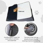 Custom Pet Stairs for Small Dogs and Cats Comfortable Curved Design with Waterproof Cover High-Density Foam Steps for Bed Sofa