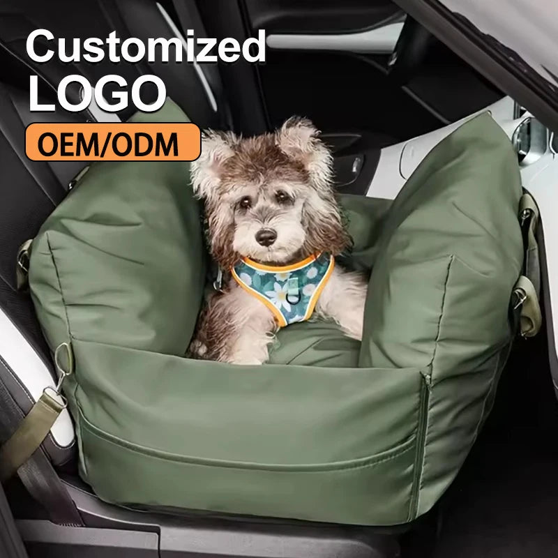 Waterproof Eco-Friendly Modern Dog Car Seat Travel Dog Bed Nest for Small Medium Dogs Puppy Detachable and Washable Pet Supplies