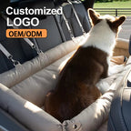 Luxury Dog Car Seat Booster Bed Polyester Comfortable Dog Car Seat Indoor Outdoor Use for Large Size All Breeds Dog Products