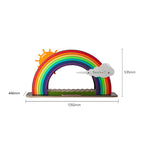 Petree Rainbow Cat Scratcher Post Corrugated Paper Sisal Climbing Frame Home Furniture Cat Toys Tree