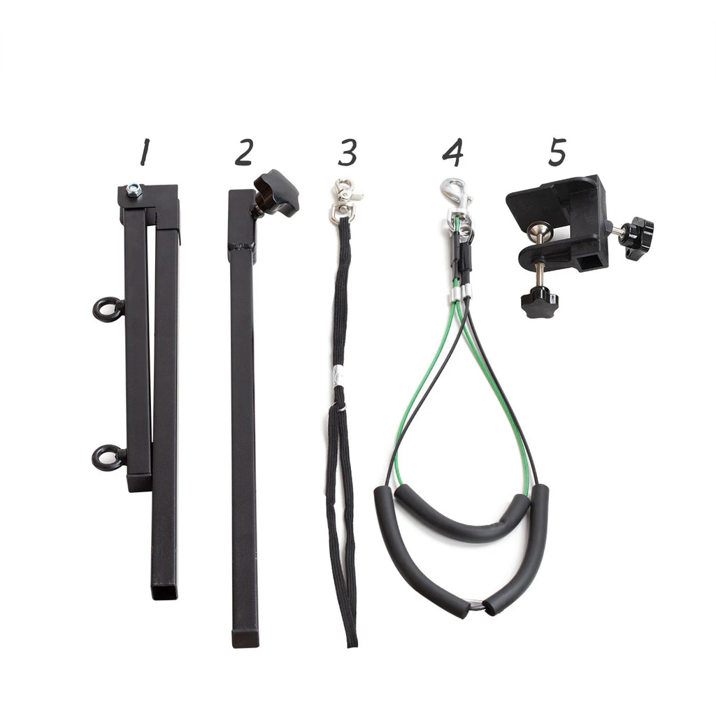 Pet Grooming Table Arm with Clamp and Post Loop Noose Pet Shop No Sit Haunch Holder Grooming Restraint for Small Medium Dogs