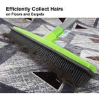 Adjustable Rubber Pet Hair Removal Broom Brush Dust Scraper Carpet Sweeper Wash Mop Telescopic Window Car Floor Cleaner