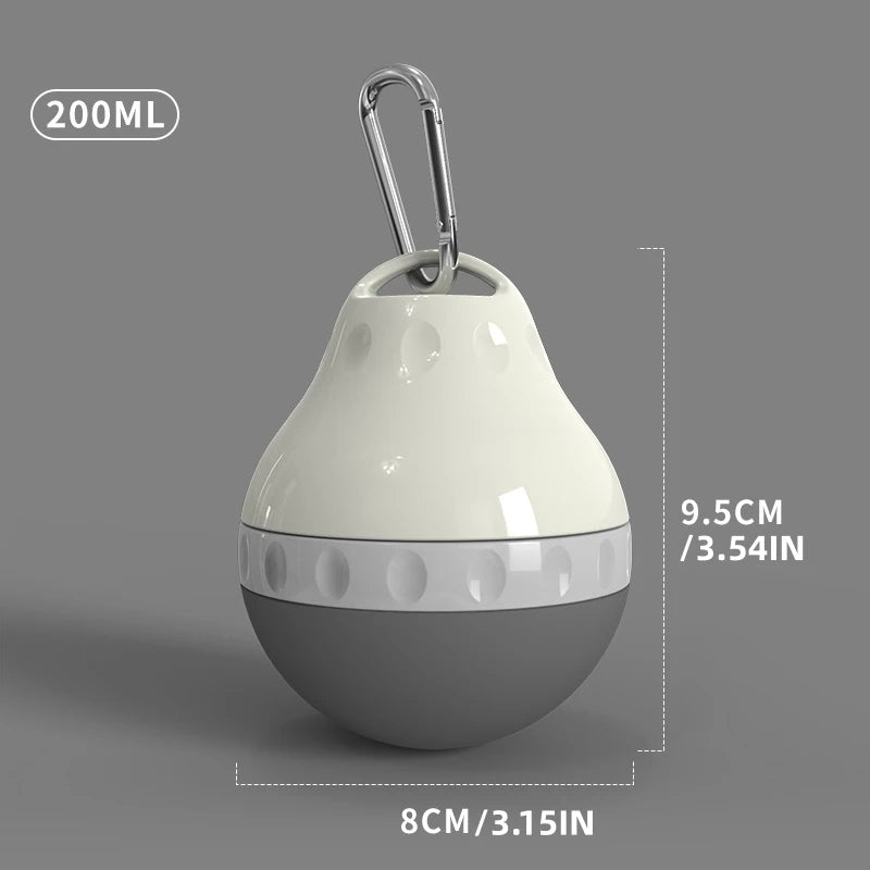 Design Dog Portable Dog Water Dispenser Teardrop Shape Lightweight Plastic Dog Bottle for Travel and Outdoor Activities OEM