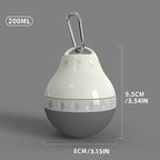 Design Dog Portable Dog Water Dispenser Teardrop Shape Lightweight Plastic Dog Bottle for Travel and Outdoor Activities OEM