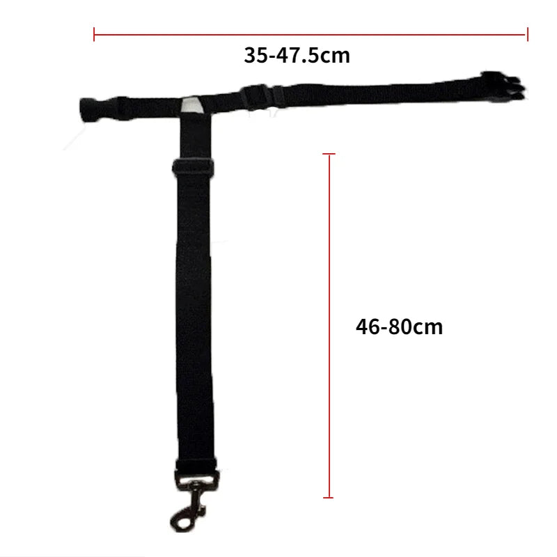 Adjustable Pet Car Seat Belt Nylon Lead Dog Leash Custom Backseat Safety Belt OEM Designer Dog Harness Collar Pet Accessories