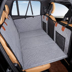 Heavy Duty Pet Car Seat Cover Car Travel Bed for Dogs Gray Car Seat Cushion for Dogs Dog Travel Hammock for Car Christmas Gift