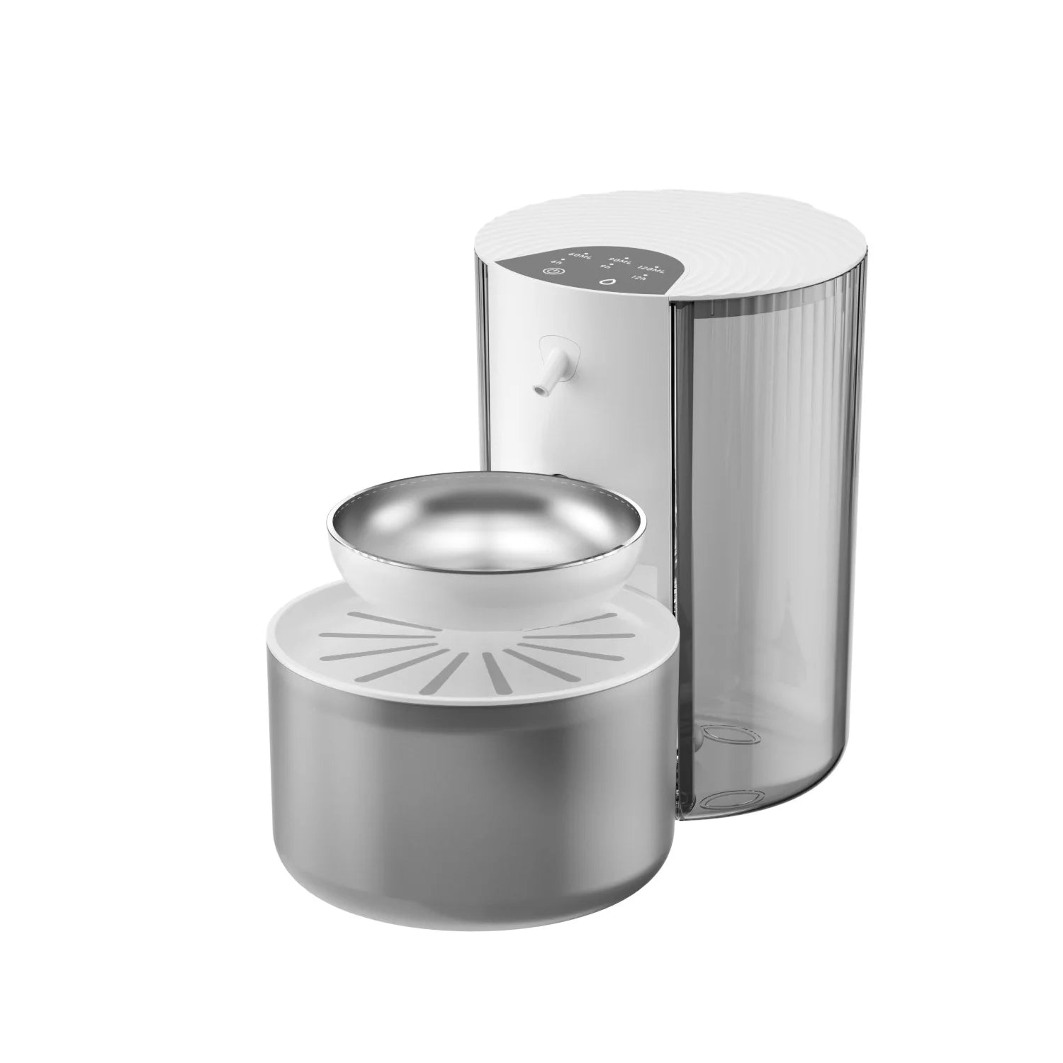 3L Automatic Cat Water Fountain Fresh and Waste Water Separation 2000mAh Wireless Dog Water Fountain Ultra Quiet No Need Filters