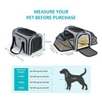 Airline Approved Pet Carrier Soft Sided Pet Travel Carrier Expandable Puppy Cat Handbag with Fleece Pad Pet Manufacture