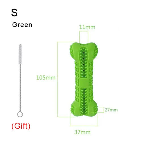 Dog Chew Toy Toothbrush Rubber Puppy Molar Tooth Stick Pet Toys Teeth Cleaning Dog Training Toys for Small Medium Dogs