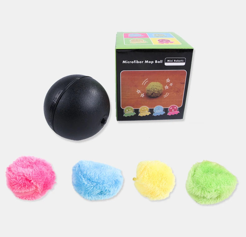 Interactive Eco-Friendly Rolling Cat Ball Pet Toy for Cats and Dogs Funny Automatic Dog Ball Chew Toys Electronic Cat Supplies