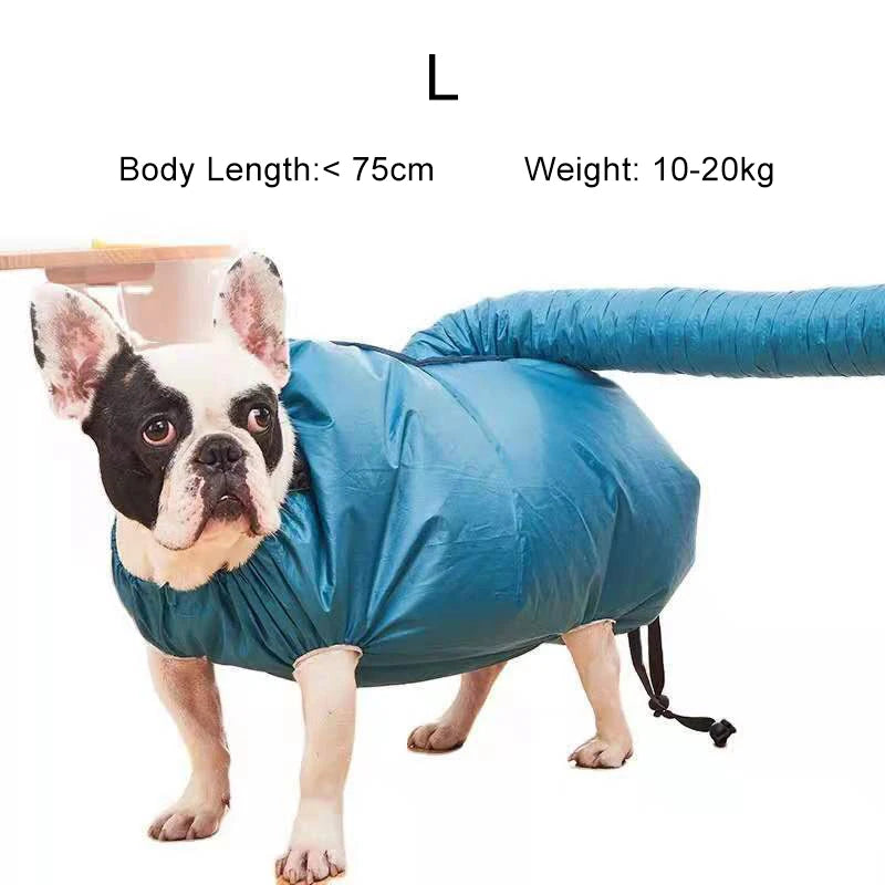 Folding Dog Dry Bag Bath Bathing Tools for Dogs Pet Hair Dryer Blow Bag Cat Drying Bag Pets Cleaning Grooming Accessories