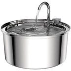 3.2L Automatic Cat Water Fountain Stainless Steel Pet Water Dispenser Filtration System Ultra-Quiet Pump