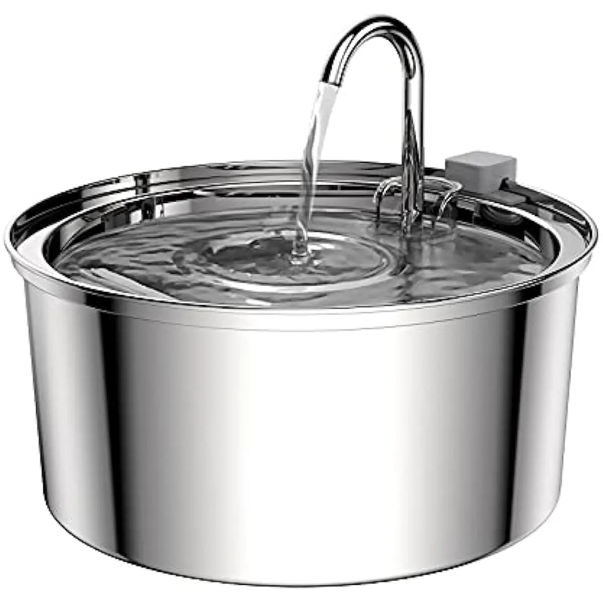 3.2L Automatic Cat Water Fountain Stainless Steel Pet Water Dispenser Filtration System Ultra-Quiet Pump