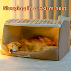 Cozy Dog Beds Indoor Pet House With Soft Mat Dog Cushion Sleeping Comfortable Cat Bed for Small Medium Dogs