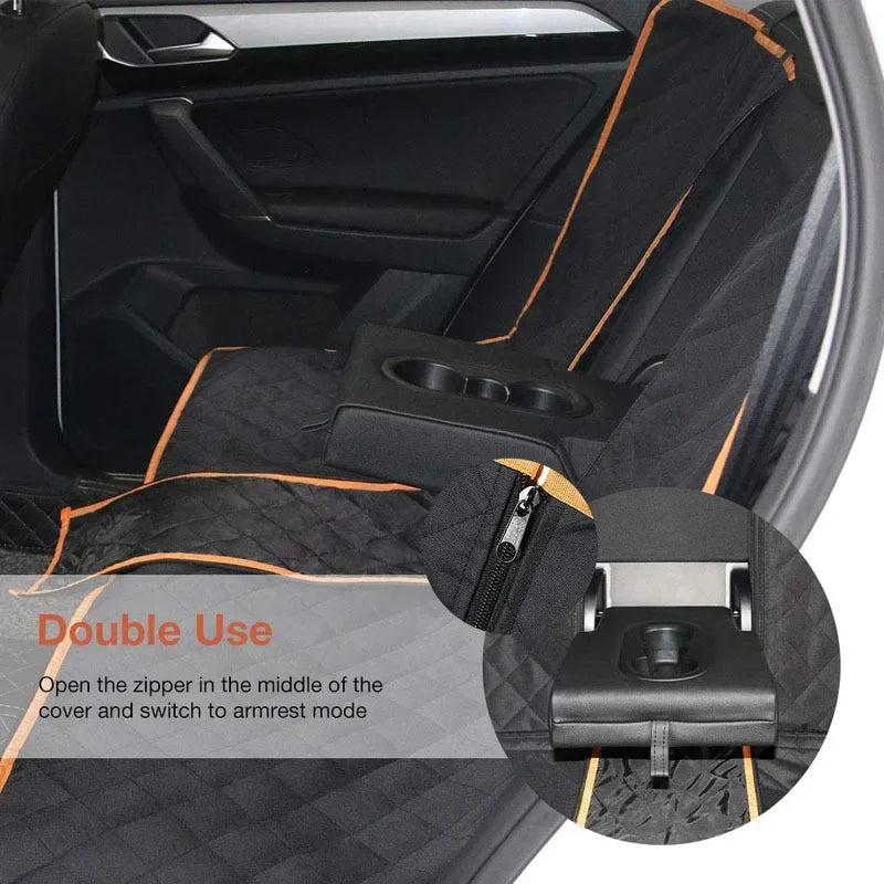 Oxford Waterproof Dog Car Seat Cover Non-slip Pet Mat Protector Universal Travel Mat for Cars and Cats Sport Style Design