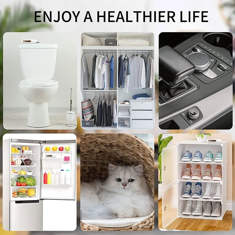 O3 Ozone Generator Air Purifier Refrigerator Deodorizer Food Shelf Life Extender Pet Toilet Smell Odors Remover Pet Manufacturer