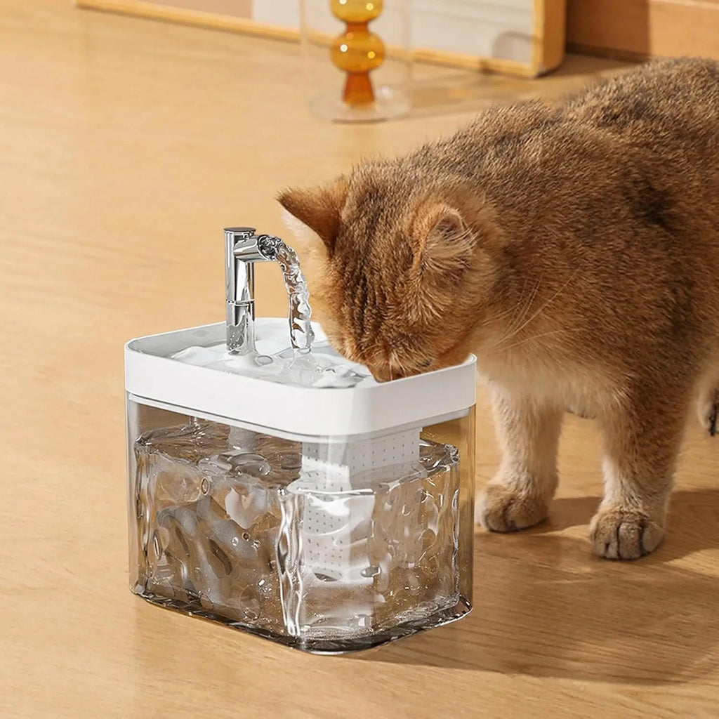 Cat Water Bowl Automatic Pet Fountain Cat Water Fountain Pet Water Dispenser Automatic Drinking Dispenser for Small Medium Pets