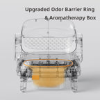 2026 New Petree Large Automatic Cat Litter Box Open Design Intelligent Self-Cleaning Cat Toilet Electric Deodorization Plastic