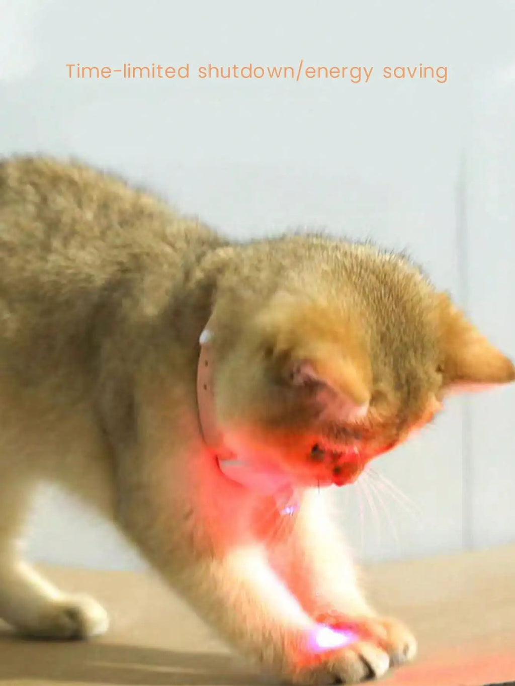 Automatic Eco-Friendly Silicone Cat Laser Pointer Collar Toy Electric Smart Amusing USB Rechargeable Interactive