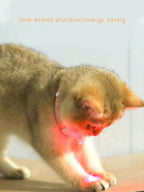 Automatic Eco-Friendly Silicone Cat Laser Pointer Collar Toy Electric Smart Amusing USB Rechargeable Interactive