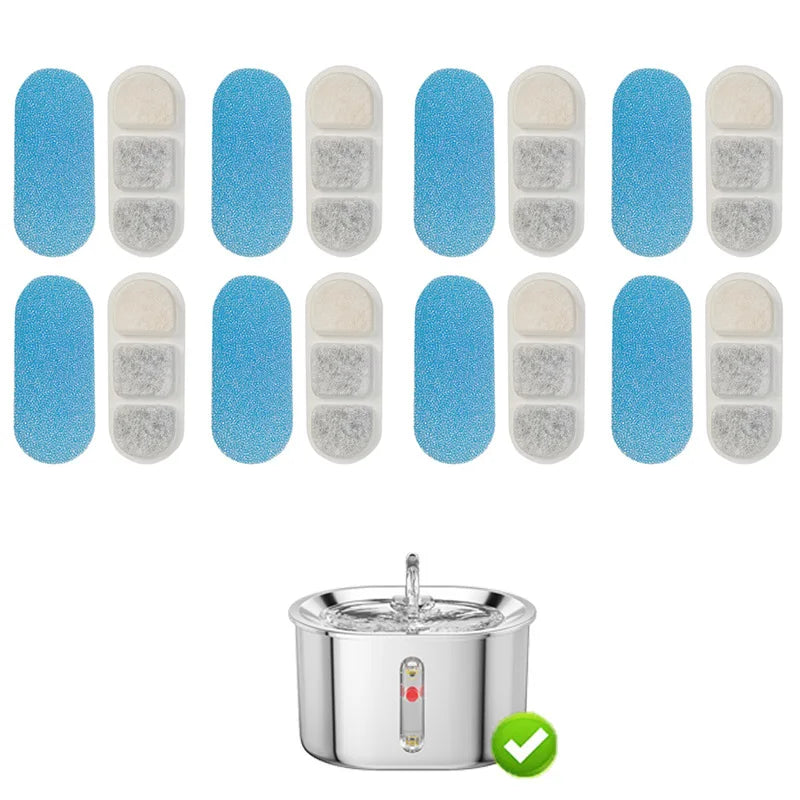 Cat Water Fountain Replacement Filters Activated Circle Fountain Carbon Filter for Hot Sale Fountain Professional Manufacturer