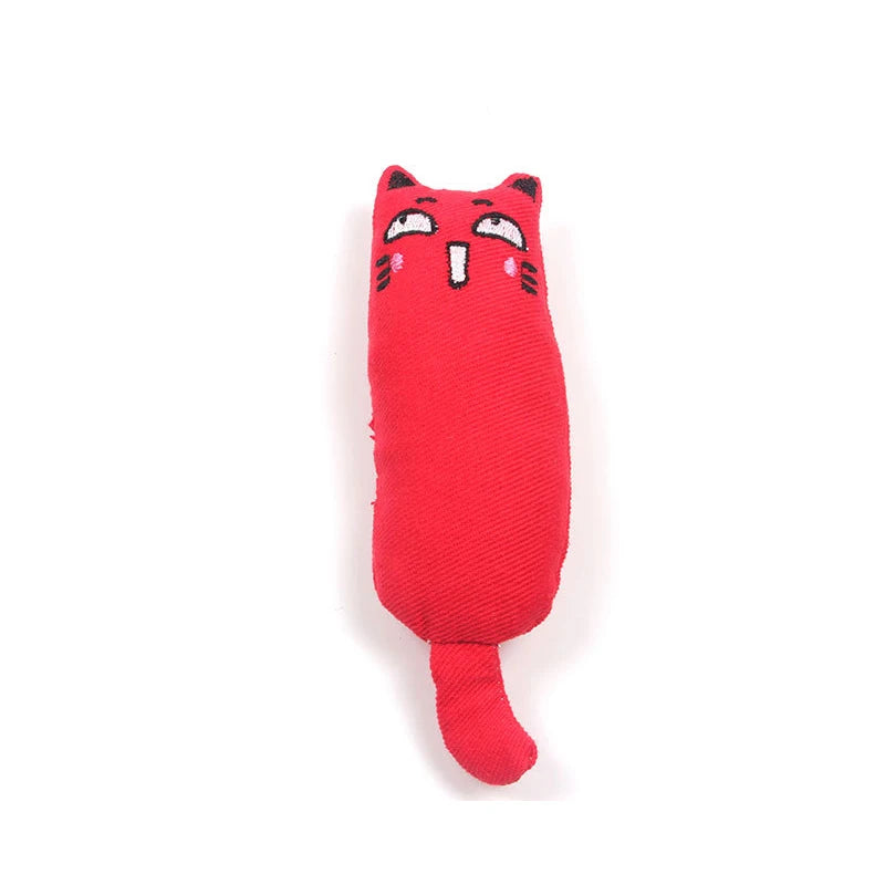 Rustle Sound Catnip Toy Cat Products for Pets Cute Cat Toys for Kitten Teeth Grinding Cat Plush Toy Thumb Pillow Pet Accessories