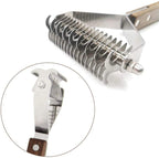 Dog Brush Pet Grooming Pet Comb Rake Removes Undercoat Knots Wooden Handle Puppy Groomer Pet Manufacturer Cat Brushes