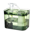 Custom 1.5L Automatic Pet Water Fountain for Cats & Dogs USB Quiet Cat Water Fountain Cat Drinking Fountain with Light