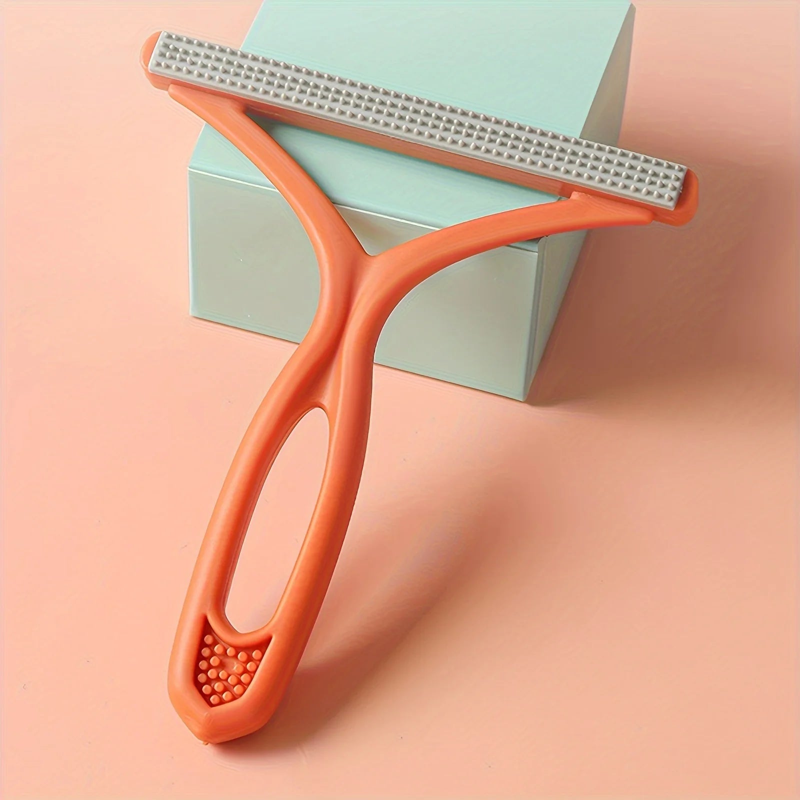 Dual-Sided Reusable Plastic Pet Hair Remover Manual Lint Scraper Tool for Sofa Garments Carpet Portable Pet Hair Eliminator