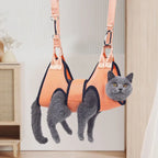 Portable Dog Grooming Cat Hammock Harness with Nail Clippers/Trimmer and Nail File Essential Grooming Tools