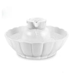 2..1L Ceramic Cat Bowl Cat Fountain with Activated Carbon Filter Custom LOGO Pet Water Dispenser Automatic for Cat Dog Drinking