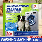 Eco-Friendly Washing Machine Cleaner 24pcs Pet Hair Buildup & Fights Odors for Fresh Clean Washers Household Cleaning Tools