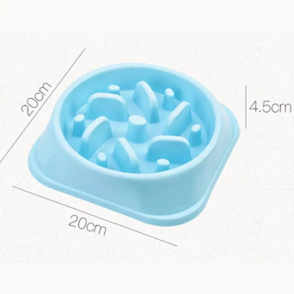 Pet Slow Feeder Dog Bowl Pet Feeding Bowls Cat Dog Slow Down Feeders Bowls for Pets Cats Food Dish Dog Supplies