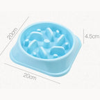 Pet Slow Feeder Dog Bowl Pet Feeding Bowls Cat Dog Slow Down Feeders Bowls for Pets Cats Food Dish Dog Supplies