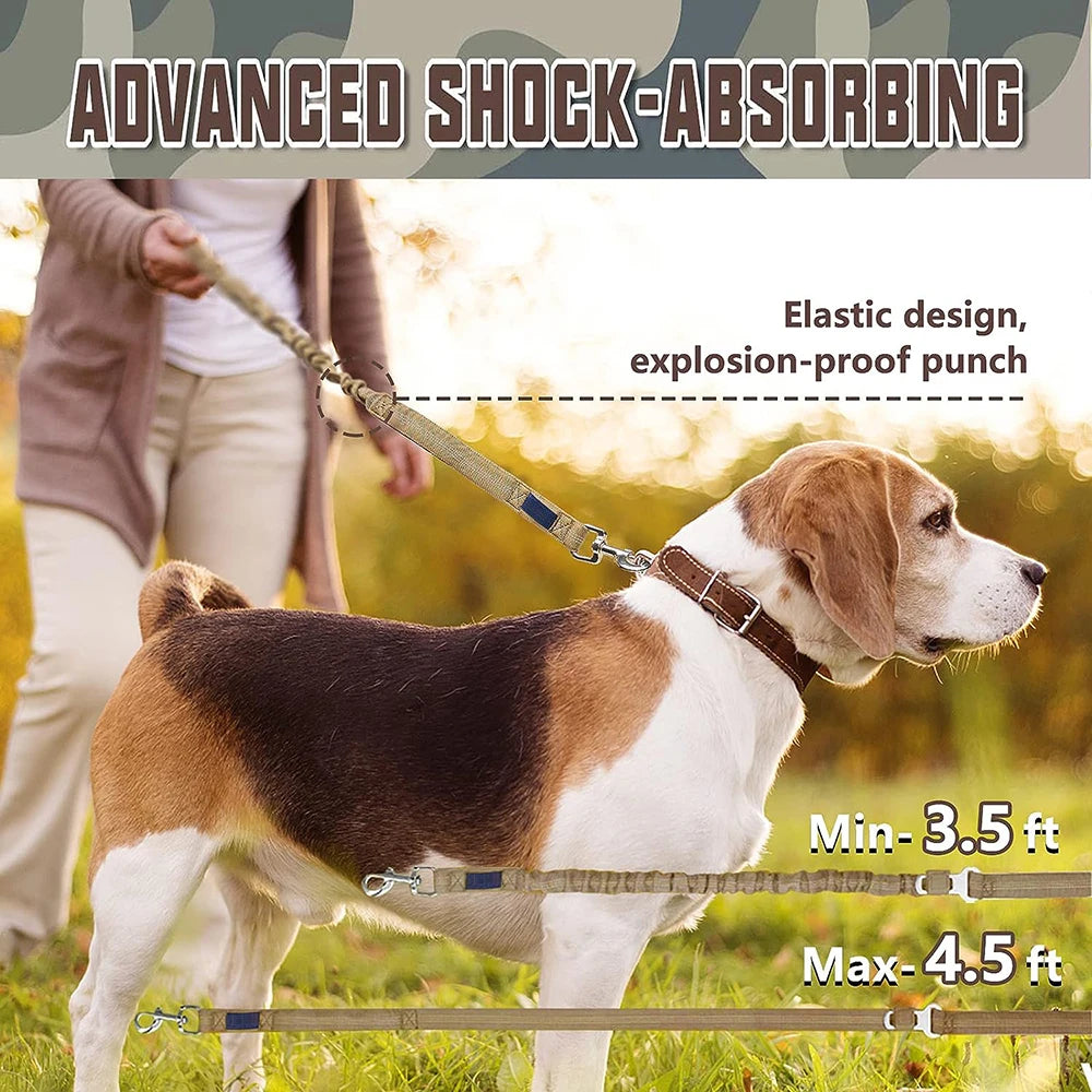 Large Dog Leash Heavy Duty No Pull Design for Shock Absorption Dog Training Leash for Medium Large Dog Products Custom LOGO