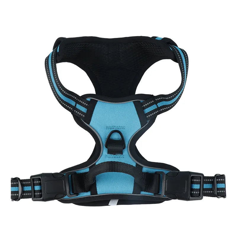 Dog Harness for Large Dogs No Pull Vest with Reflective Strip Control Handle Adjustable Comfortable for Easy Walking Pet Harness