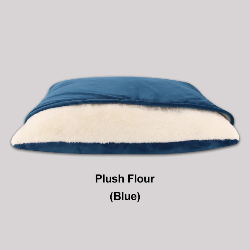 Cozy Cat Nest Pet Bed Winter Warm Semi-Closed Cotton Linen Modern Removable Washable Koala Pocket Bed for Cat Sleeping Summer