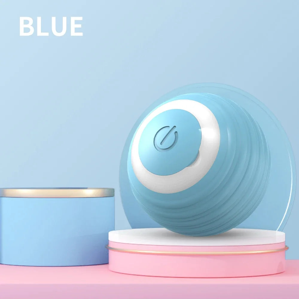 Interactive Cat Ball Smart Cat Dog Toys Electronic Interactive Cat Toy Indoor Automatic Rolling Magic Ball Game Accessories