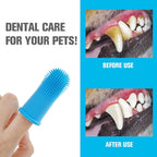 Pet Finger Brush Soft Dog Toothbrush Teeth Cleaning Tools Bad Breath Care Non-toxic Silicone Dog Brush Teeth Set Dog Products