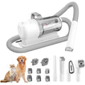 6-in-1 Dog Grooming Vacuum Kit Strong Pet Hair Removal Professional Clippers 6 Guide Combs Pet Grooming Tools for Dogs Cats
