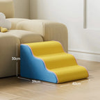 Wholesale Dog Stairs Cat Ramp Ladder Pet Stair with Memory Foam Sponge for Bed & Sofa Removable Washable Training Stairs
