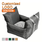 Waterproof Dog Car Seat Bed Soft Luxury Dog Beds Travel Pet Carrier Bag Pet Car Seat Custom LOGO Designer Dog Products