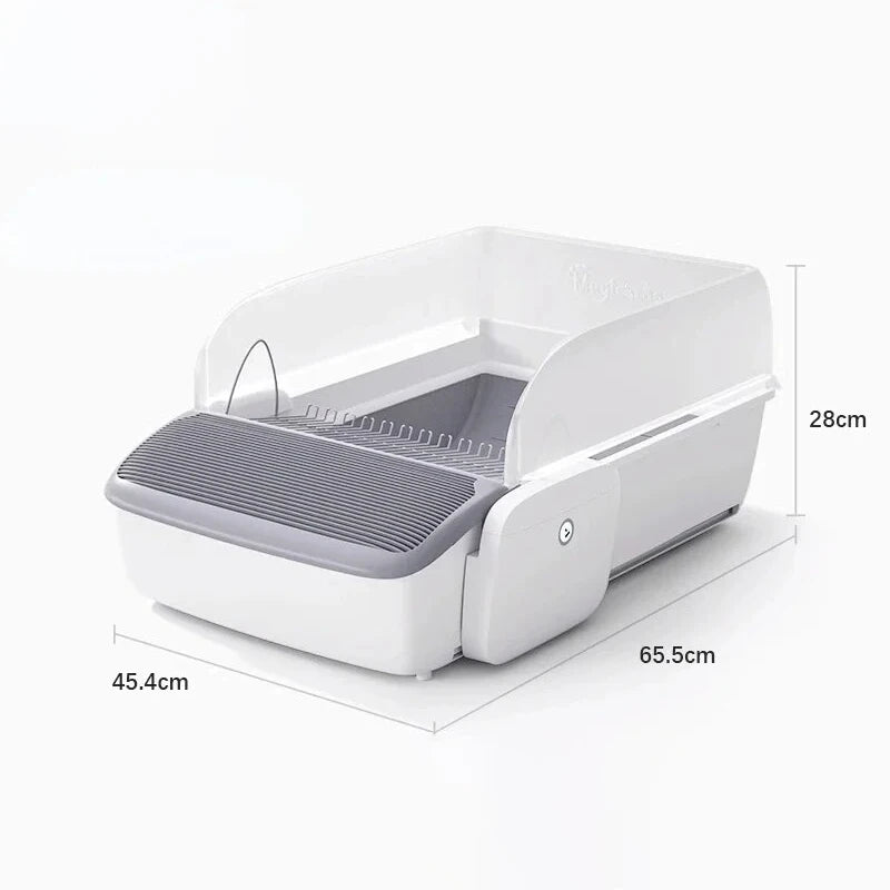 7L APP Control Smart Cat Litter Box Automatic Semi-closed Self-cleaning Litter Box Pet Cat Toilet for Cat Products