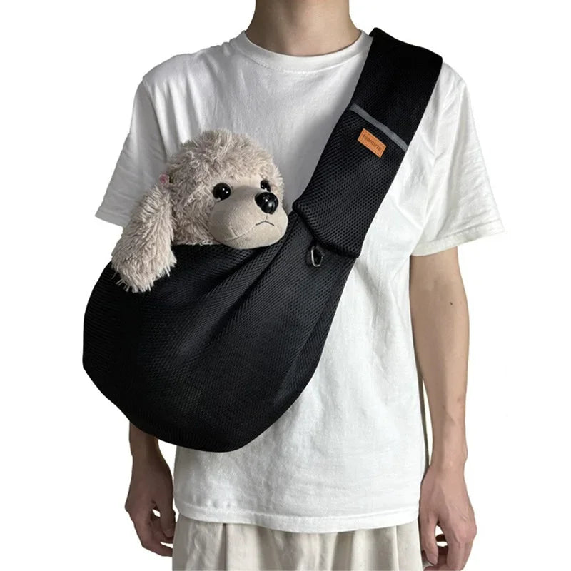 Comfortable Pet Dog Carrier Bag Crossbody Pet Shoulder Bag Outdoor Travel Portable Cat Puppy Sling Pet Supplies