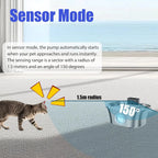 OEM ODM 3.2L Wireless Automatic Durable Cat Water Fountain Stainless Steel 4000mAh Chargeable Battery LCD Water Multi-Filtration
