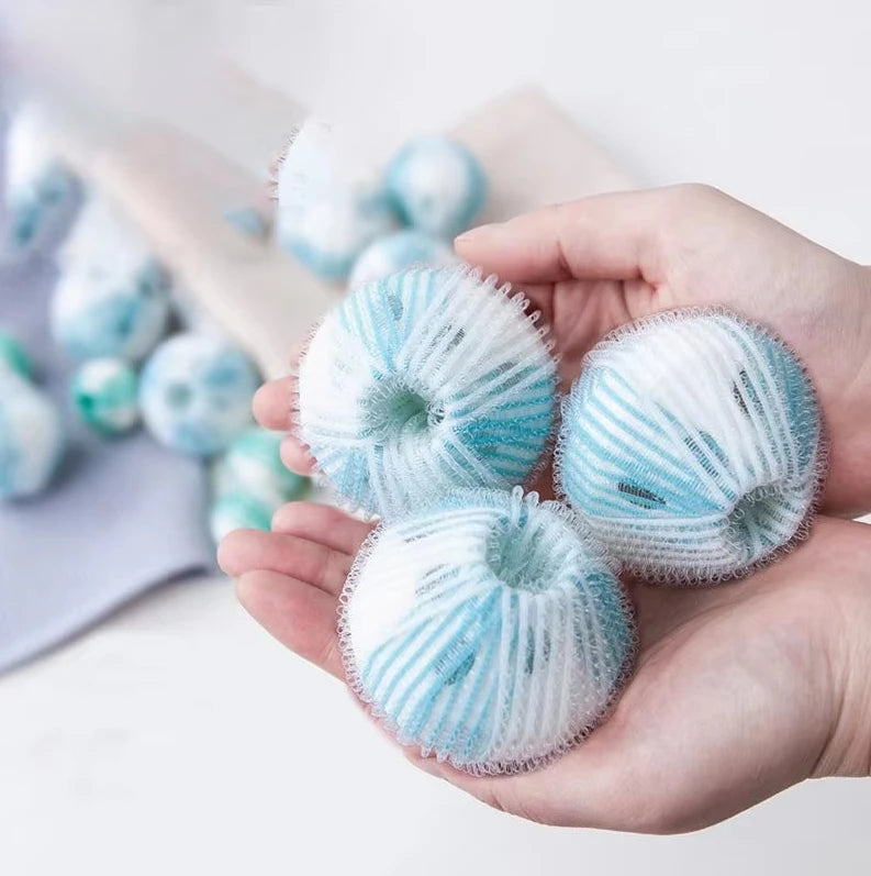 5cm Decontamination Anti-Tangle Hair Dryer Ball for Hair Remover Washing Machine Hair Filter Balls Nylon Laundry Ball