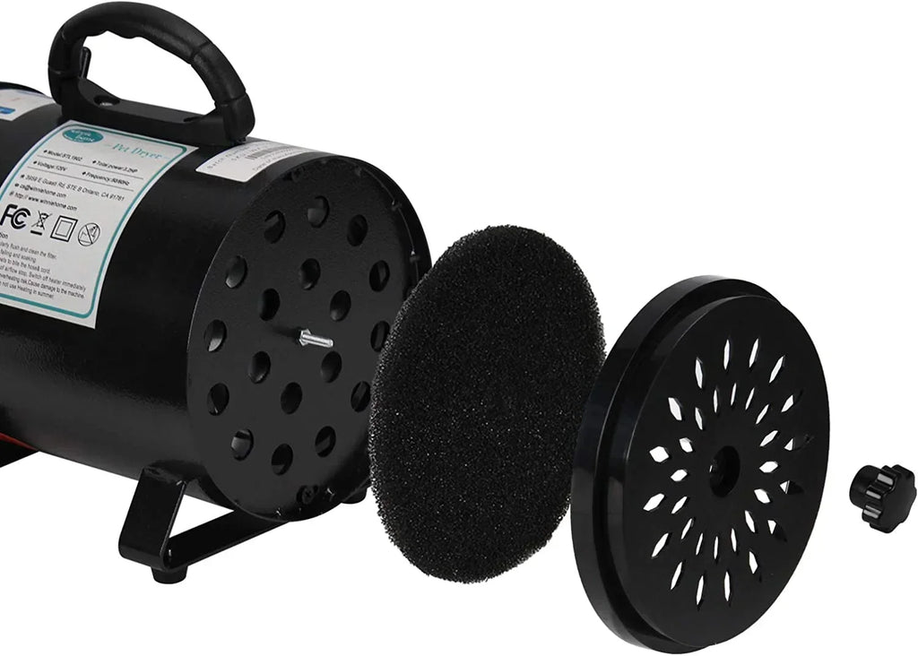 Negative Ion Pet Smart Blower Smart Dog Hair Dryer LCD Screen High Velocity Pet Water Dryer Cat Grooming Water Blower Motor