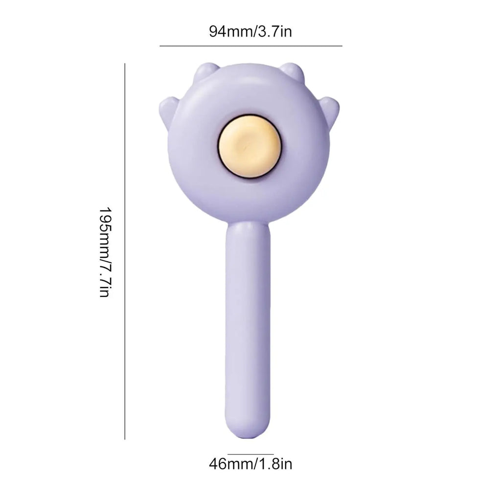 Cat Hair Brush Cute Self Cleaning Non-Slip Slicker Brushes for Shedding Pet Grooming Brush Tool for Shedding Pet Comb for Kitten